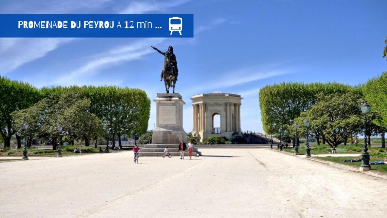 Un court séjour, 4 min de la gare Saint Roch, Wifi Montpellier Exterior foto