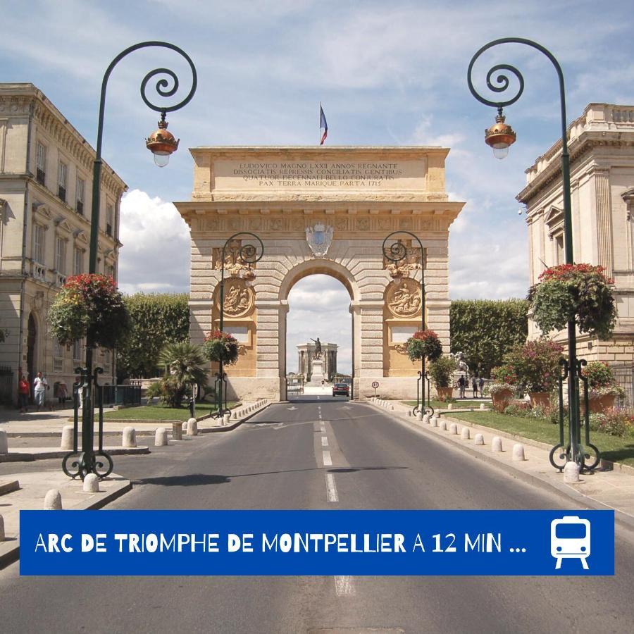 Un court séjour, 4 min de la gare Saint Roch, Wifi Montpellier Exterior foto